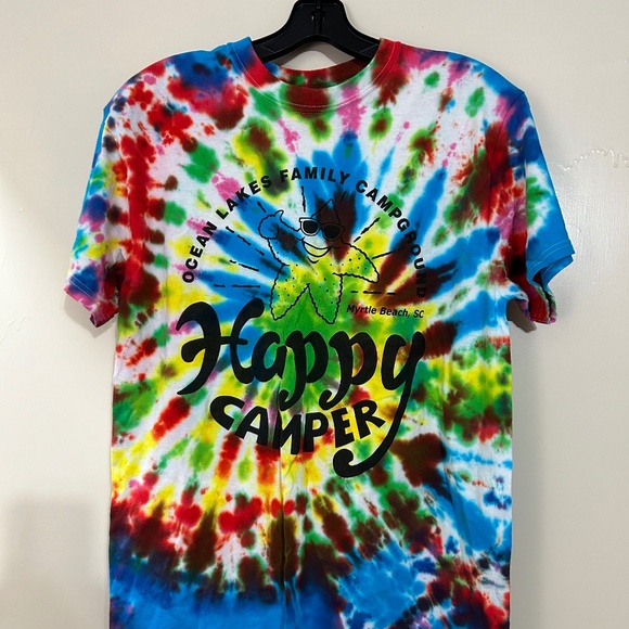 Other - Happy Camper Tye-Dye T-Shirt